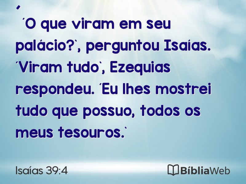 Isaías 39:4 em imagem para compartilhar