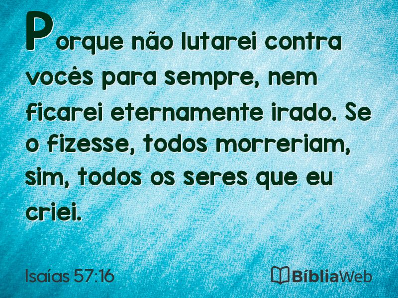 Isaías 57:16 em imagem para compartilhar