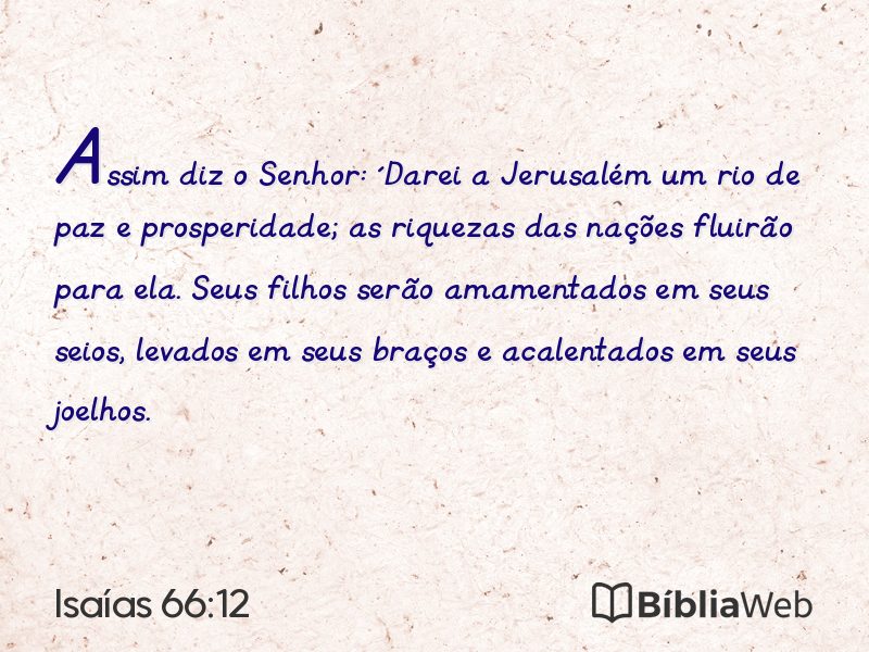 Isaías 66:12 em imagem para compartilhar