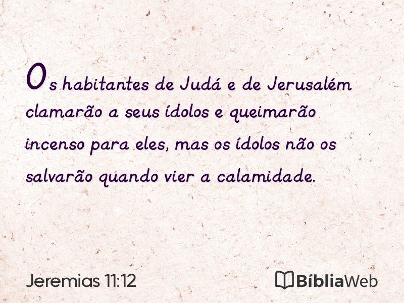 Jeremias 11:12 em imagem para compartilhar