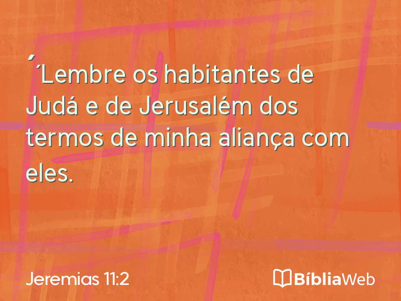 Jeremias 11:2 em imagem para compartilhar
