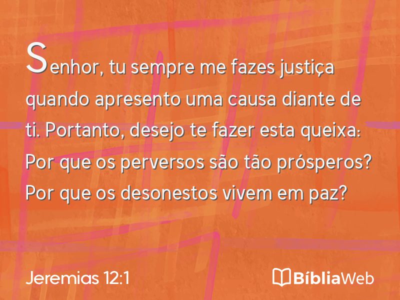 Jeremias 12:1 em imagem para compartilhar