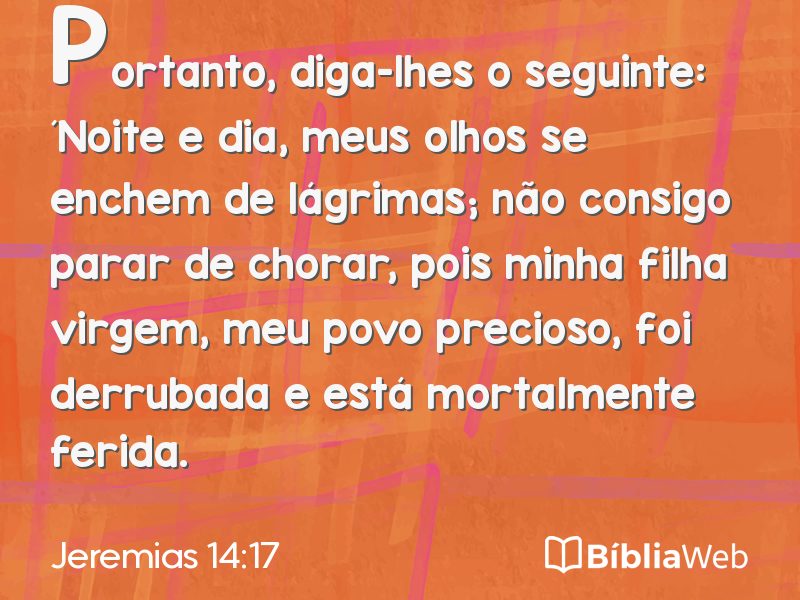 Jeremias 14:17 em imagem para compartilhar