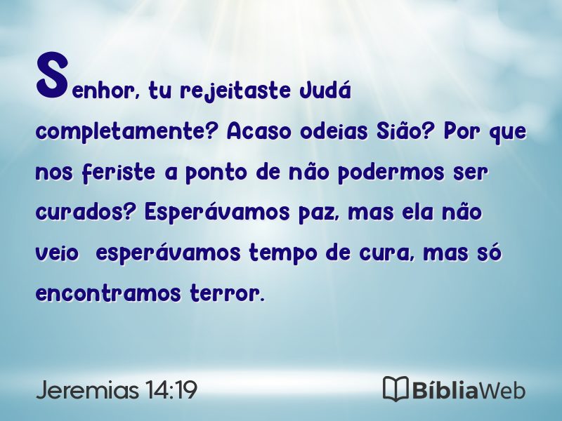 Jeremias 14:19 em imagem para compartilhar