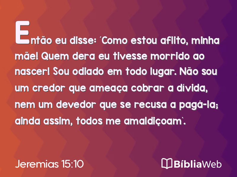 Jeremias 15:10 em imagem para compartilhar