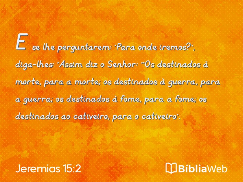 Jeremias 15:2 em imagem para compartilhar