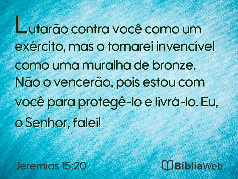 Jeremias 15:20 em imagem para compartilhar