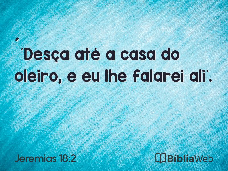 Jeremias 18:2 em imagem para compartilhar