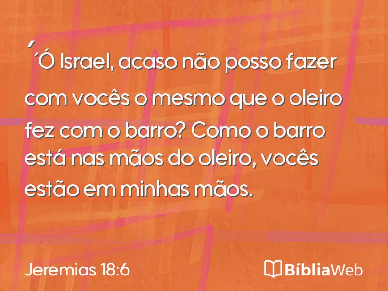 Jeremias 18:6 em imagem para compartilhar
