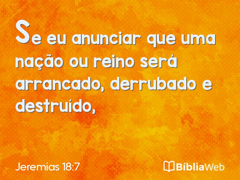 Jeremias 18:7 em imagem para compartilhar