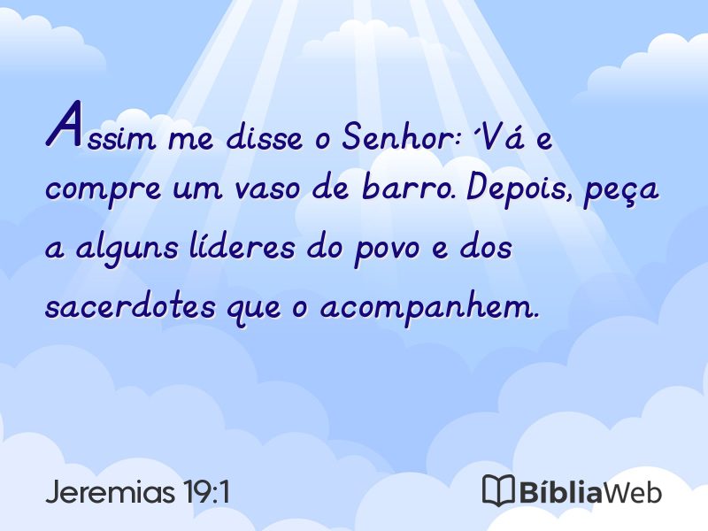 Jeremias 19:1 em imagem para compartilhar