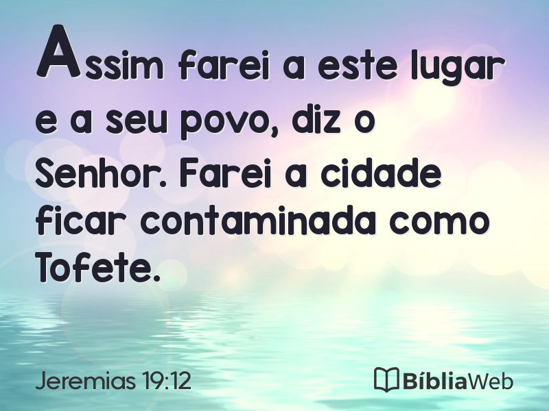 Jeremias 19:12 em imagem para compartilhar