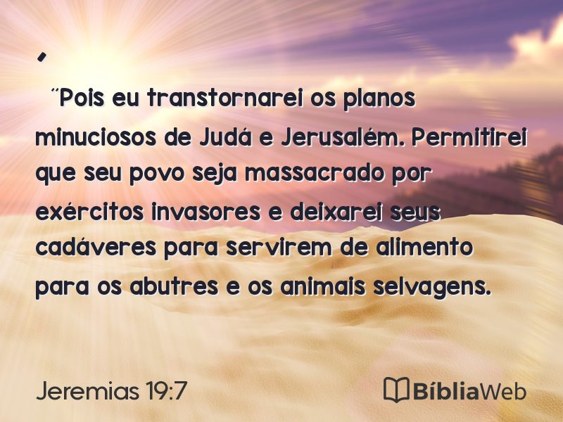 Jeremias 19:7 em imagem para compartilhar