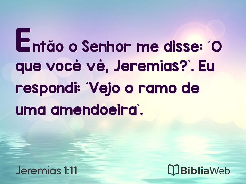 Jeremias 1:11 em imagem para compartilhar