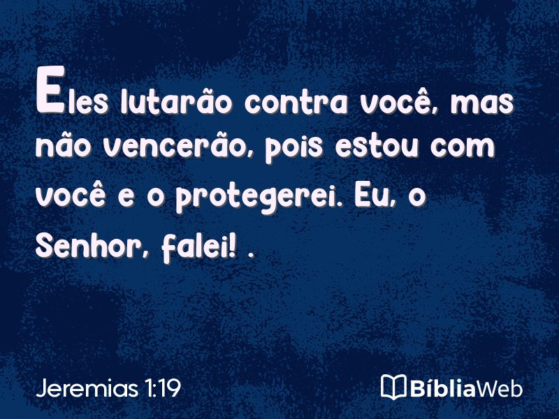 Jeremias 1:19 em imagem para compartilhar