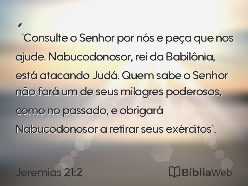 Jeremias 21:2 em imagem para compartilhar