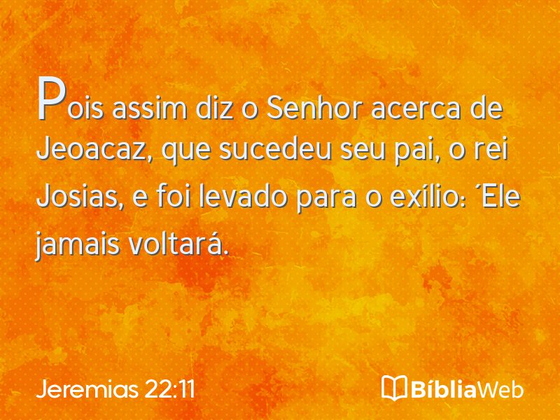 Jeremias 22:11 em imagem para compartilhar