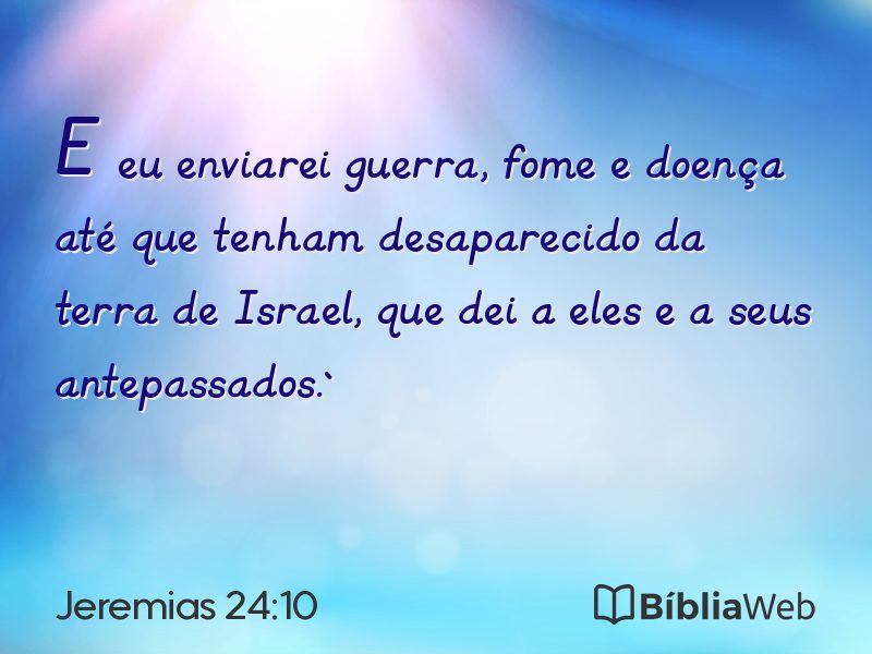 Jeremias 24:10 em imagem para compartilhar