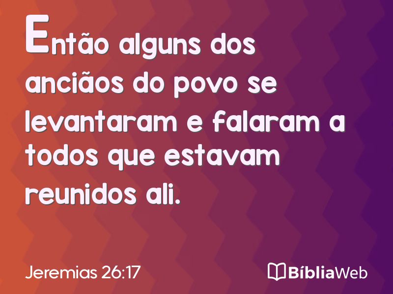 Jeremias 26:17 em imagem para compartilhar