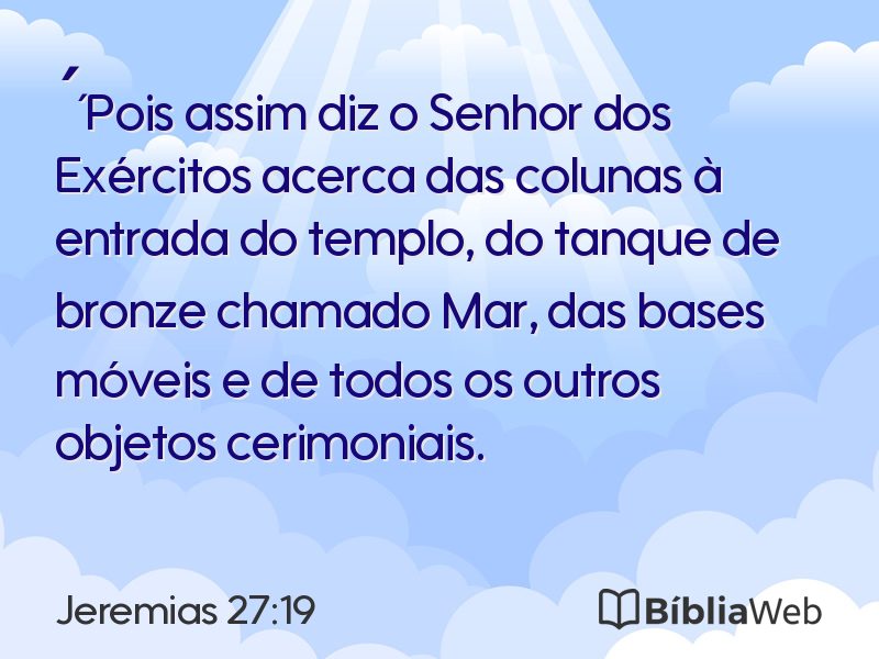 Jeremias 27:19 em imagem para compartilhar