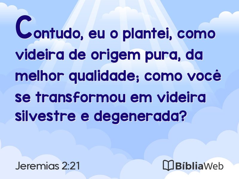 Jeremias 2:21 em imagem para compartilhar