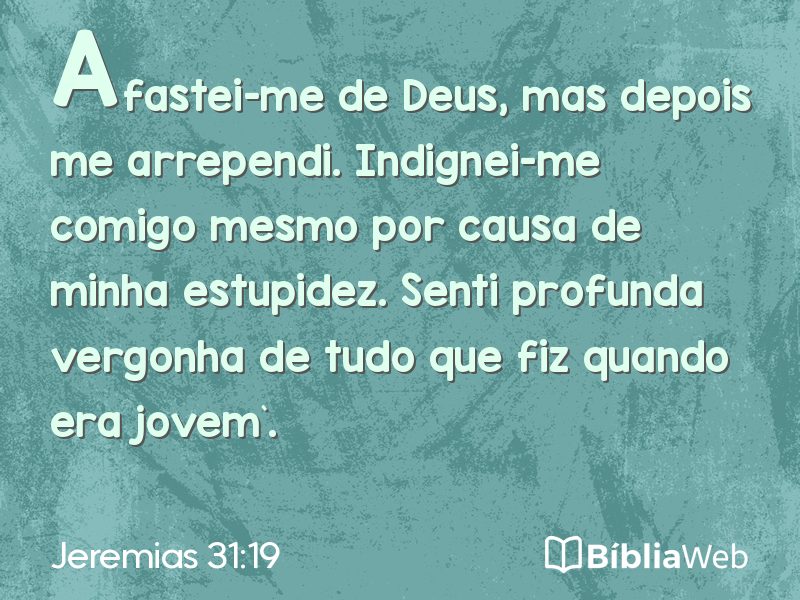 Jeremias 31:19 em imagem para compartilhar
