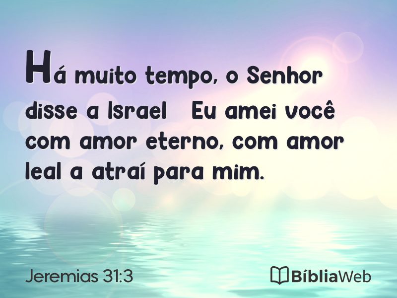 Jeremias 31:3 em imagem para compartilhar
