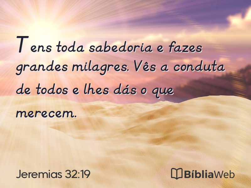 Jeremias 32:19 em imagem para compartilhar