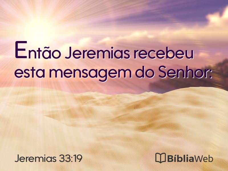 Jeremias 33:19 em imagem para compartilhar