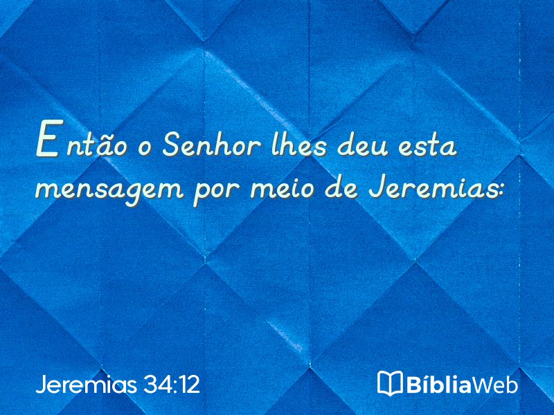 Jeremias 34:12 em imagem para compartilhar
