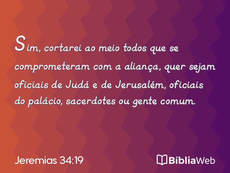 Jeremias 34:19 em imagem para compartilhar