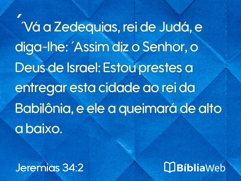 Jeremias 34:2 em imagem para compartilhar