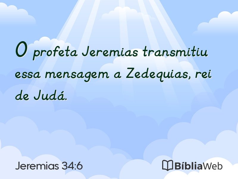 Jeremias 34:6 em imagem para compartilhar