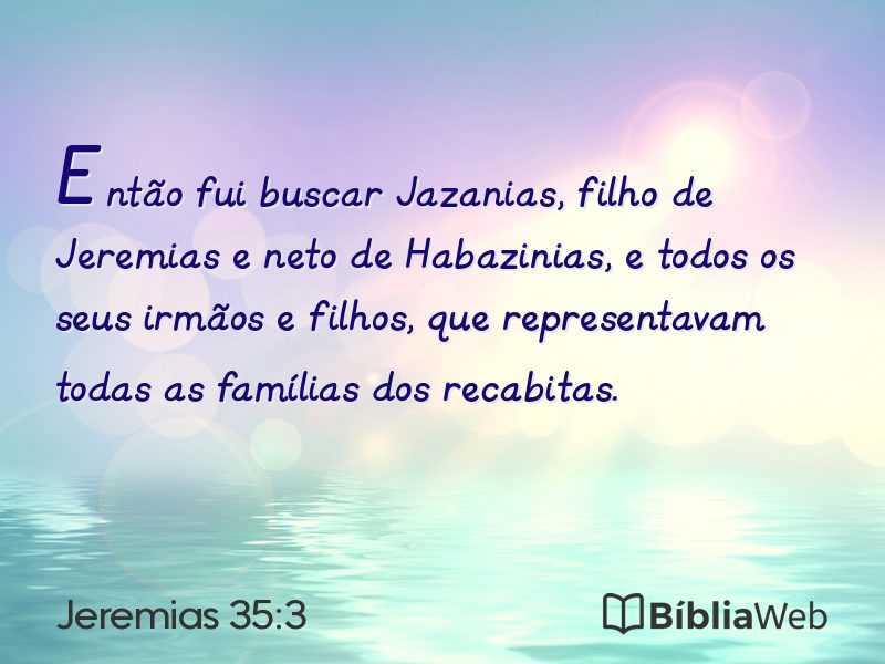 Jeremias 35:3 em imagem para compartilhar