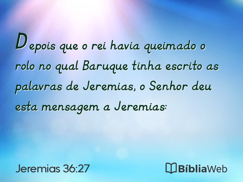 Jeremias 36:27 em imagem para compartilhar