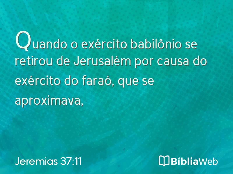 Jeremias 37:11 em imagem para compartilhar