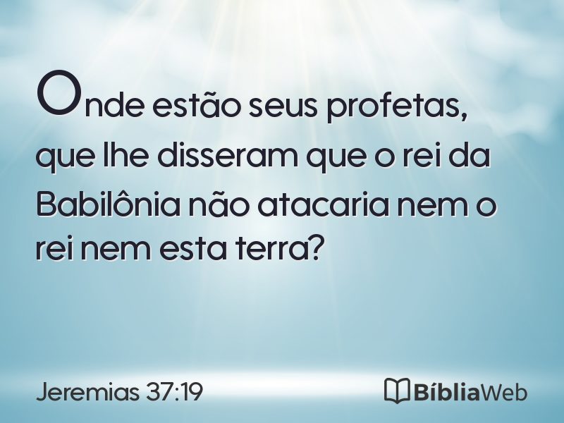 Jeremias 37:19 em imagem para compartilhar
