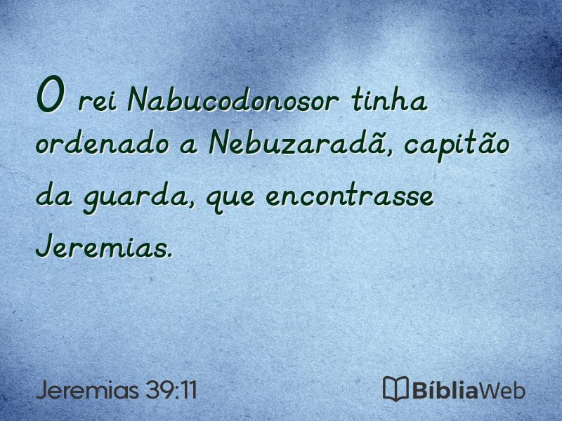 Jeremias 39:11 em imagem para compartilhar