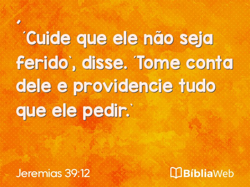 Jeremias 39:12 em imagem para compartilhar