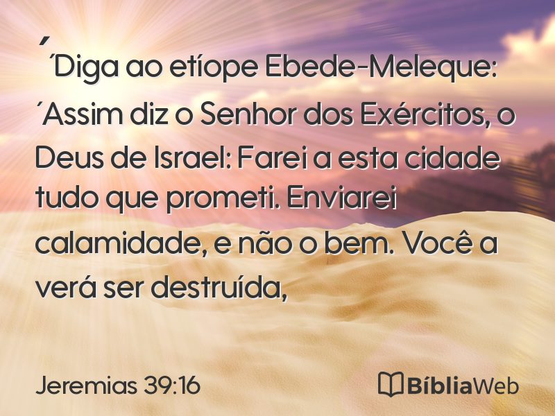 Jeremias 39:16 em imagem para compartilhar
