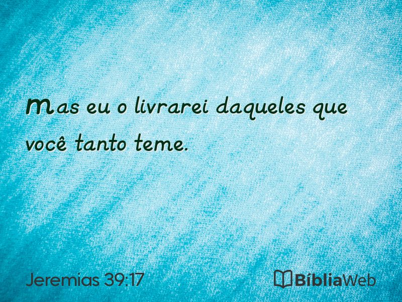 Jeremias 39:17 em imagem para compartilhar