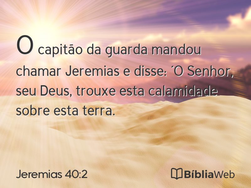 Jeremias 40:2 em imagem para compartilhar