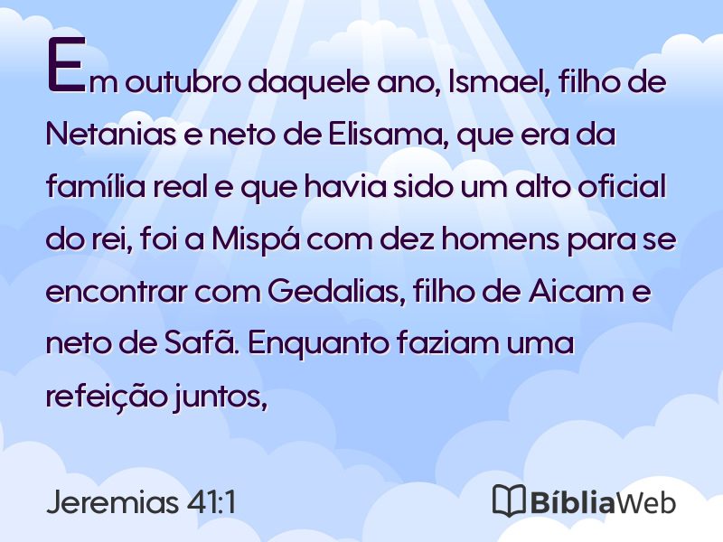 Jeremias 41:1 em imagem para compartilhar