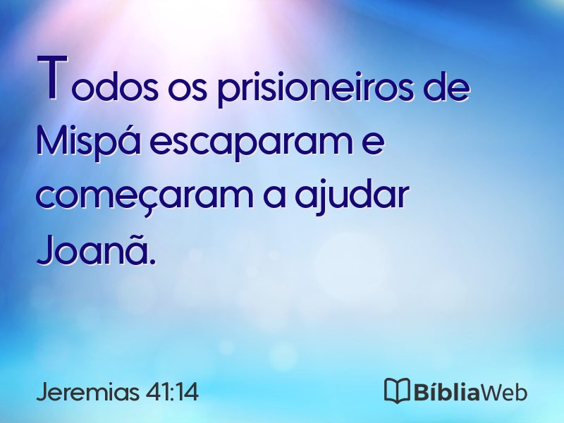 Jeremias 41:14 em imagem para compartilhar