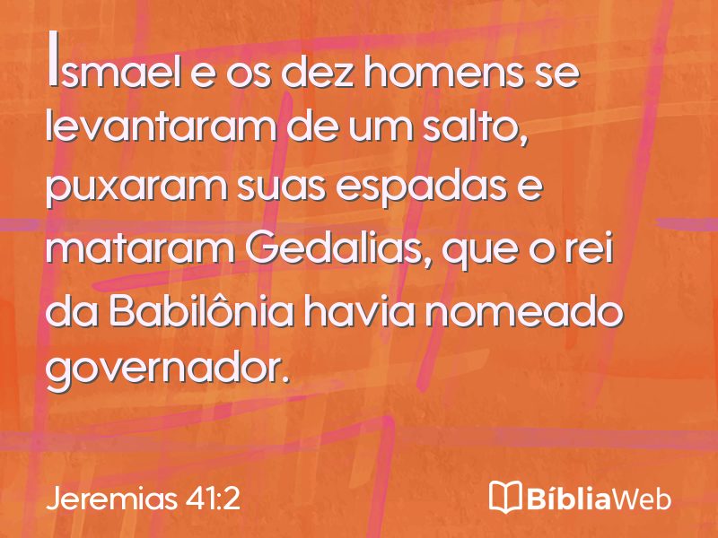 Jeremias 41:2 em imagem para compartilhar