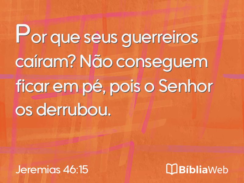 Jeremias 46:15 em imagem para compartilhar
