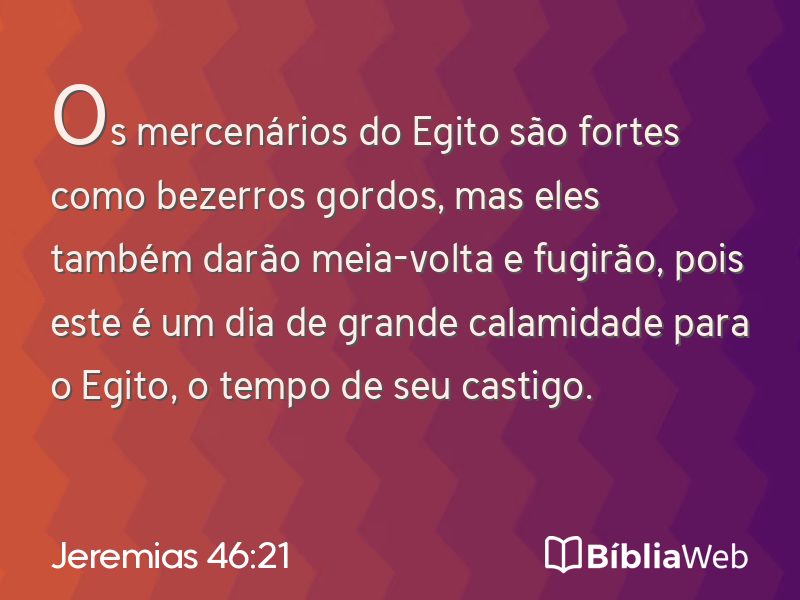 Jeremias 46:21 em imagem para compartilhar