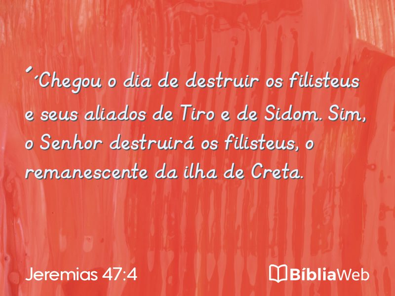 Jeremias 47:4 em imagem para compartilhar