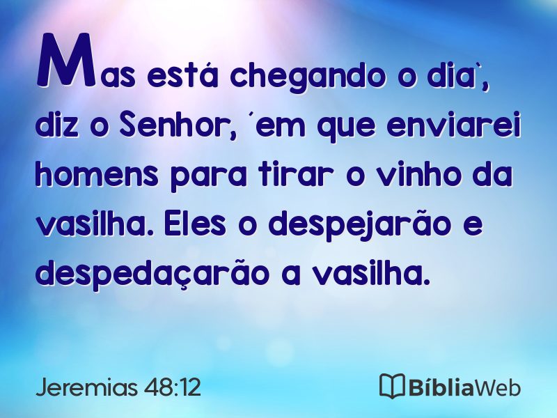Jeremias 48:12 em imagem para compartilhar