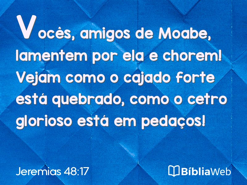 Jeremias 48:17 em imagem para compartilhar